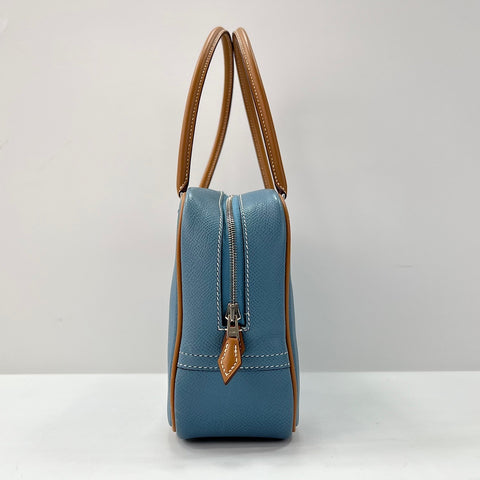 HERMES Mini plum Handbag blue WS34348