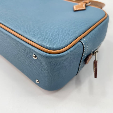 HERMES Mini plum Handbag blue WS34348