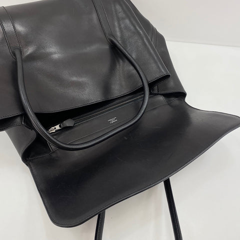 HERMES initial Shoulder Bag black WS34349