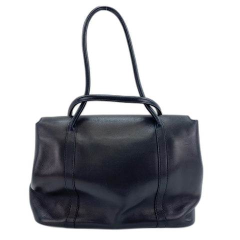 HERMES initial Shoulder Bag black WS34349