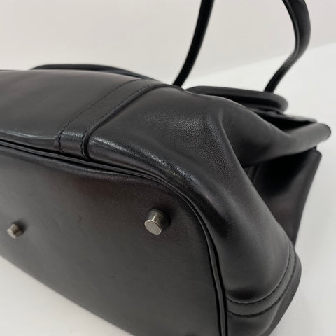 HERMES initial Shoulder Bag black WS34349