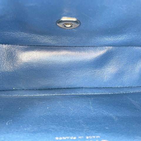 CHANEL Matelasse Shoulder Bag Navy WS34351