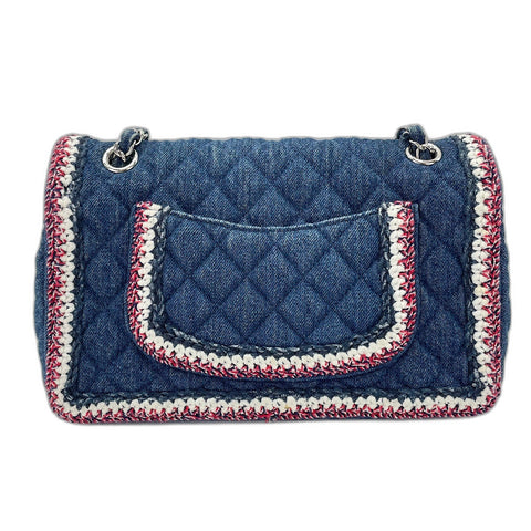 CHANEL Matelasse Shoulder Bag Navy WS34351