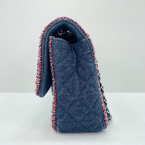 CHANEL Matelasse Shoulder Bag Navy WS34351
