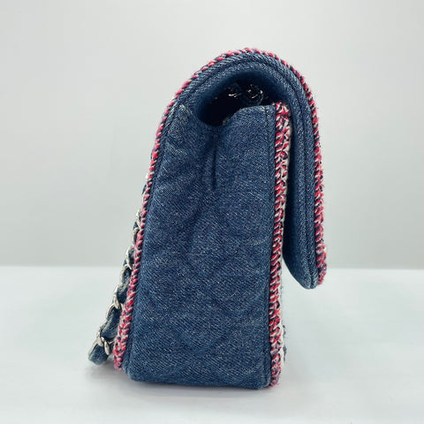 CHANEL Matelasse Shoulder Bag Navy WS34351