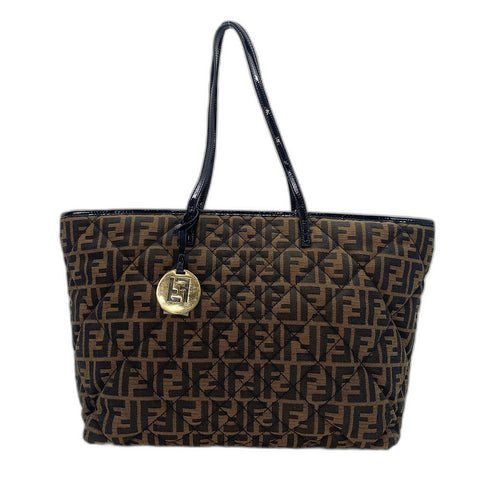 FENDI Zucca Tote Bag Brown WS34355