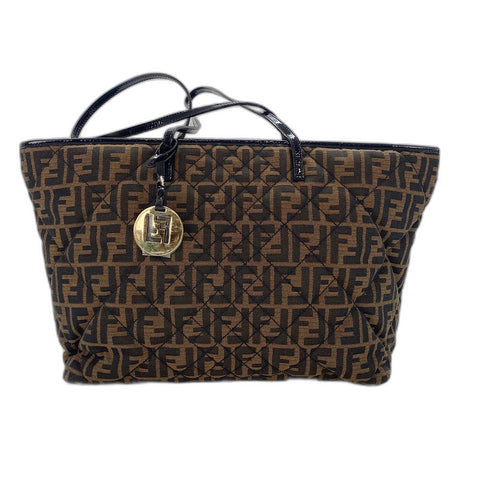 FENDI Zucca Tote Bag Brown WS34355