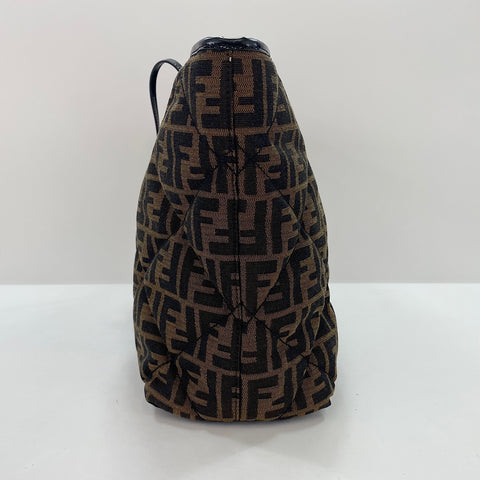 FENDI Zucca Tote Bag Brown WS34355