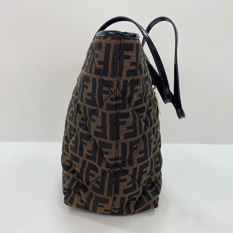 FENDI Zucca Tote Bag Brown WS34355
