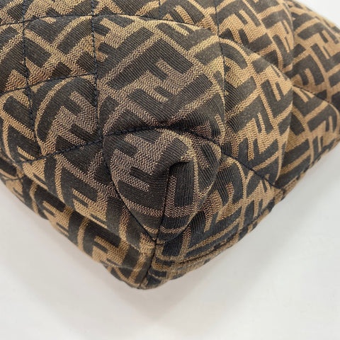 FENDI Zucca Tote Bag Brown WS34355