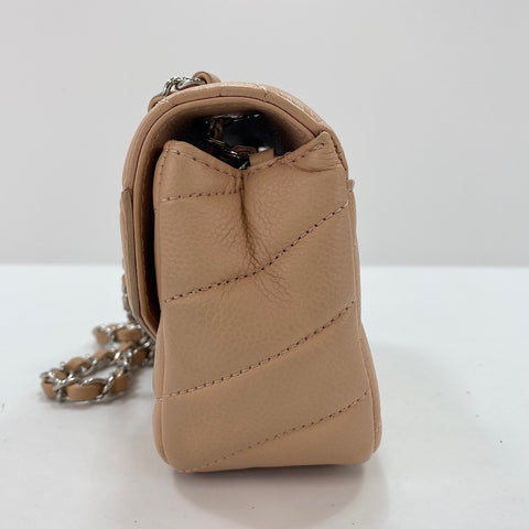 CHANEL Chevron Shoulder Bag beige WS34356