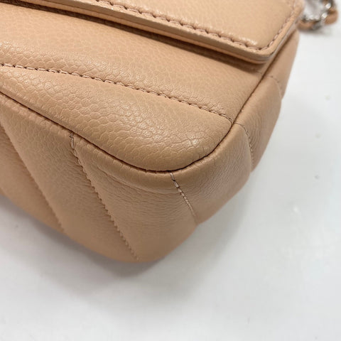 CHANEL Chevron Shoulder Bag beige WS34356