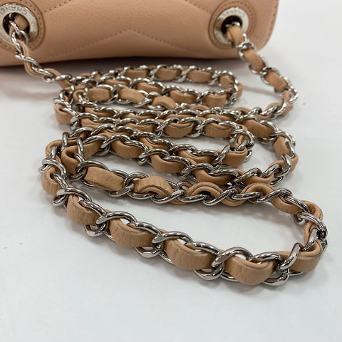 CHANEL Chevron Shoulder Bag beige WS34356
