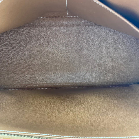 HERMES Kelly 35 Handbag beige WS34357