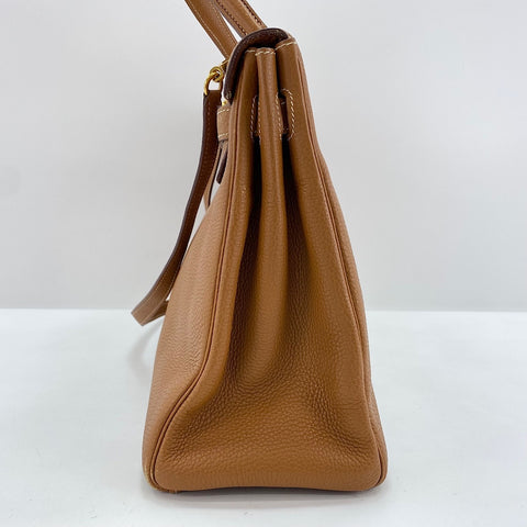 HERMES Kelly 35 Handbag beige WS34357