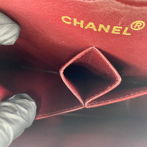 CHANEL Matelasse 23 Shoulder Bag wine-red WS34358