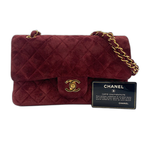 CHANEL Matelasse 23 Shoulder Bag wine-red WS34358
