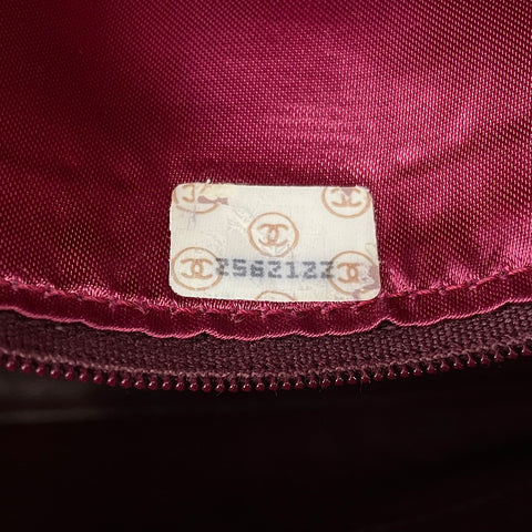 CHANEL Chevron Shoulder Bag wine-red WS34359