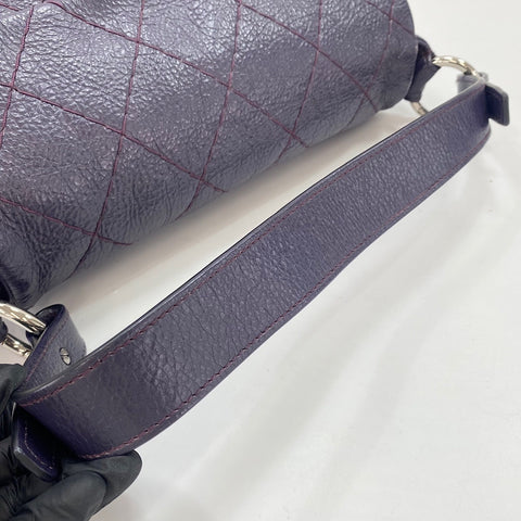 CHANEL On the load Shoulder Bag purple WS34360
