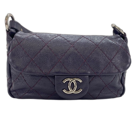 CHANEL On the load Shoulder Bag purple WS34360