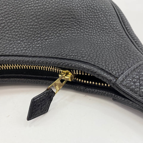 HERMES Trim 31 Shoulder Bag black WS34362