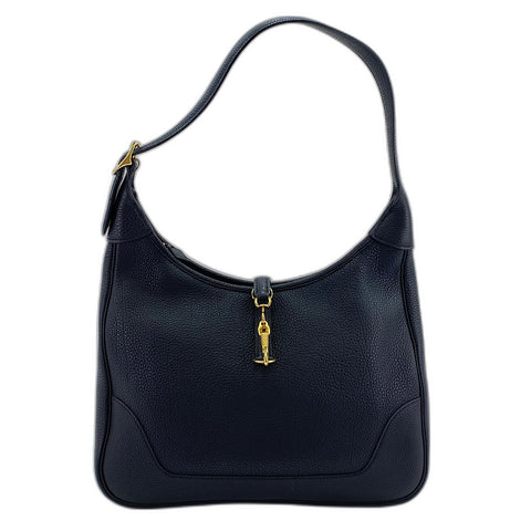 HERMES Trim 31 Shoulder Bag black WS34362