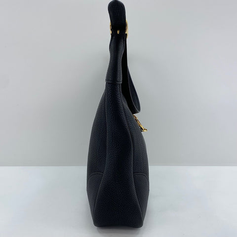 HERMES Trim 31 Shoulder Bag black WS34362