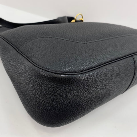 HERMES Trim 31 Shoulder Bag black WS34362