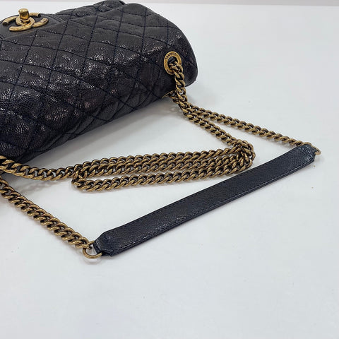 CHANEL Matelasse 25 Shoulder Bag black WS34363