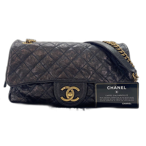 CHANEL Matelasse 25 Shoulder Bag black WS34363