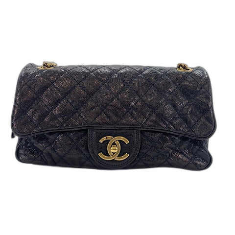 CHANEL Matelasse 25 Shoulder Bag black WS34363