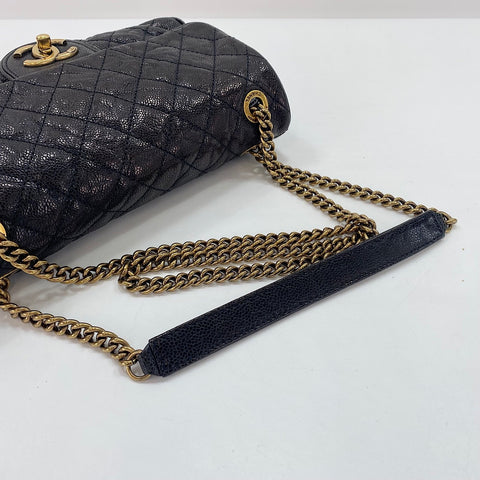CHANEL Matelasse 25 Shoulder Bag black WS34363