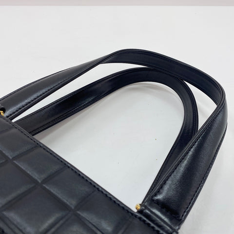 CHANEL Chocolate bar Tote Bag black WS34365
