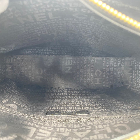 CHANEL Chocolate bar Tote Bag black WS34365