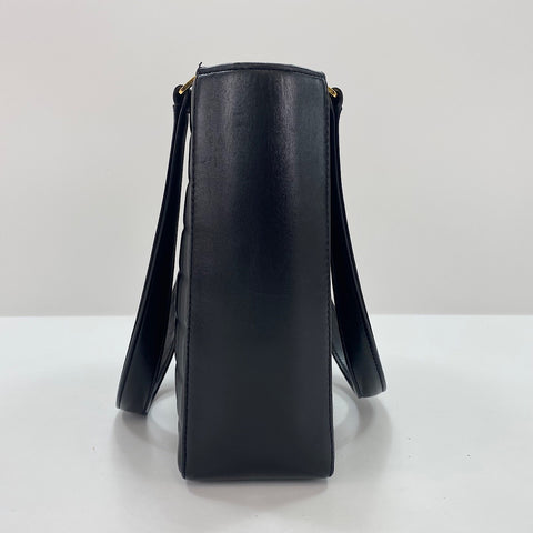 CHANEL Chocolate bar Tote Bag black WS34365