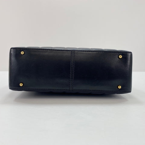 CHANEL Chocolate bar Tote Bag black WS34365