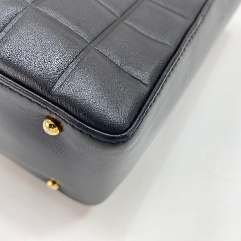 CHANEL Chocolate bar Tote Bag black WS34365