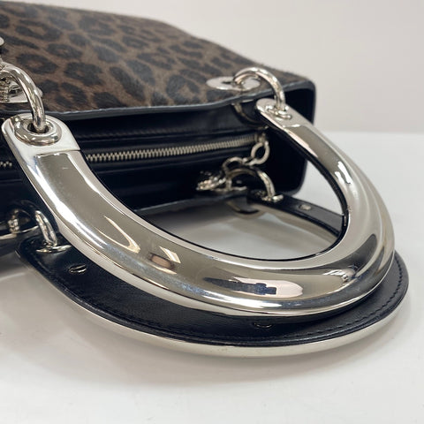 Christian Dior Lady Christian Dior 2WAY Handbag Brown WS34366