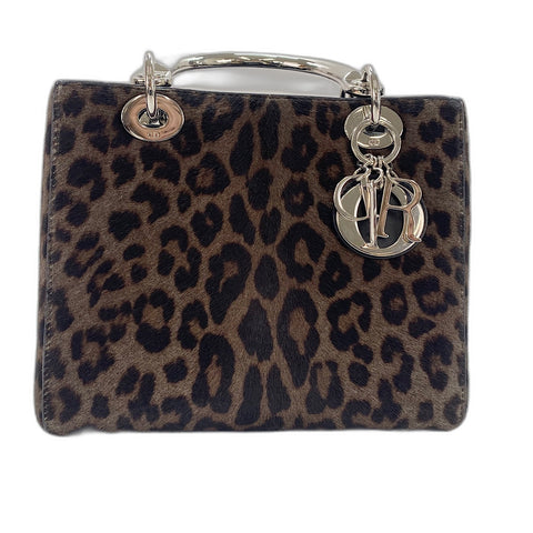 Christian Dior Lady Christian Dior 2WAY Handbag Brown WS34366