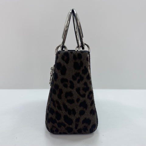 Christian Dior Lady Christian Dior 2WAY Handbag Brown WS34366