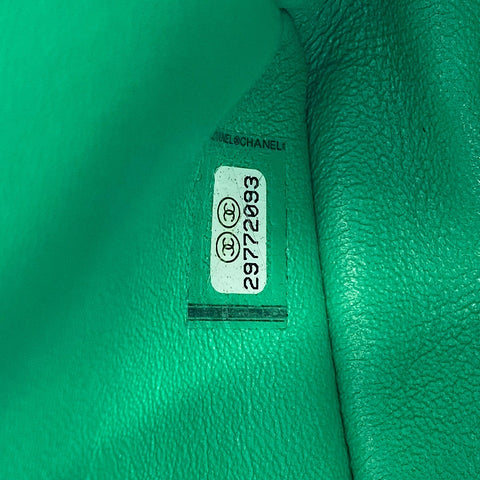 CHANEL Mini Matelasse Shoulder Bag green WS34368
