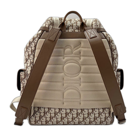 Christian Dior CUCTUS JACK Oblique Backpack Â· Daypack beige WS34369