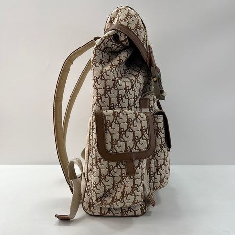 Christian Dior CUCTUS JACK Oblique Backpack Â· Daypack beige WS34369