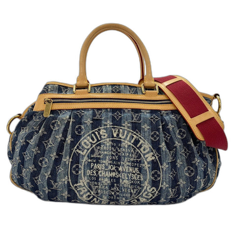 LOUIS VUITTON Caba Leie GM Handbag blue WS34370