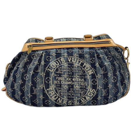 LOUIS VUITTON Caba Leie GM Handbag blue WS34370