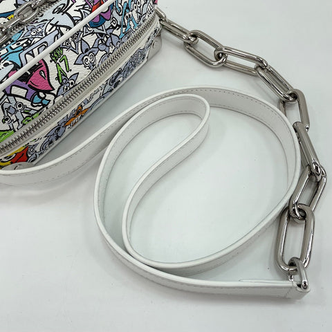 LOUIS VUITTON Mini soft trunk Shoulder Bag white WS34724