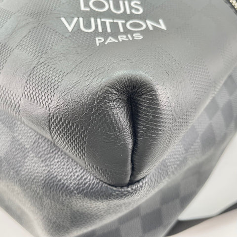 LOUIS VUITTON Damier Squared PM Backpack  Daypack black WS34725