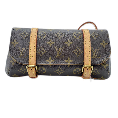 LOUIS VUITTON Pochette Marrell Shoulder Bag Brown WS34732