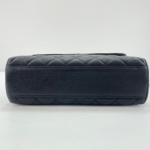 CHANEL Matelasse Medium Handbag black WS34733
