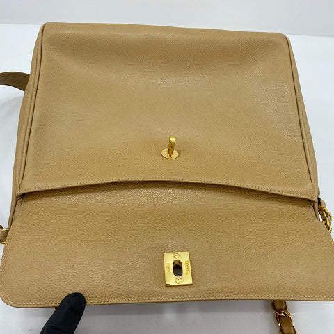 CHANEL Large Shoulder Bag wine-red WS34734